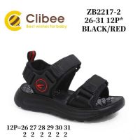 Купить Босоножки Clibee ApB-ZB2217-2 Black-Red на obuv-plus.com.ua