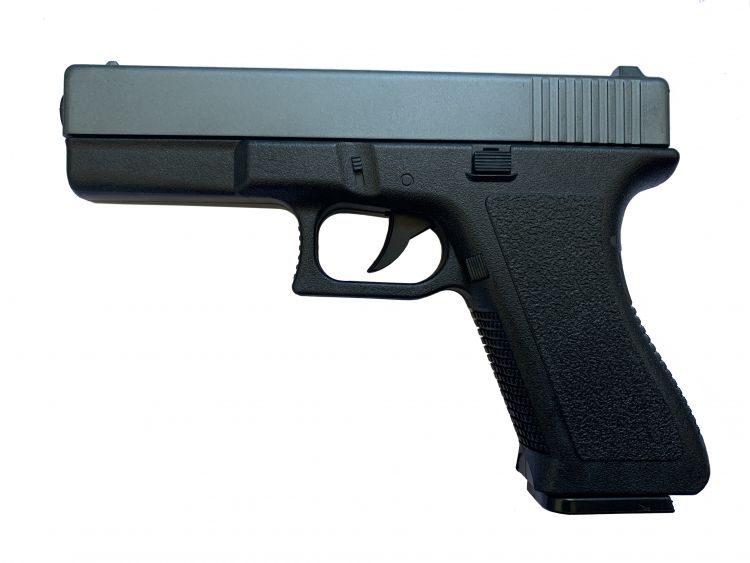 Купить Дитячий Металевий пістолет VIGOR V313-silver-gray на obuv-plus.com.ua