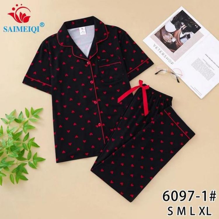 Купить Пижама Estima 6097-1 black на obuv-plus.com.ua