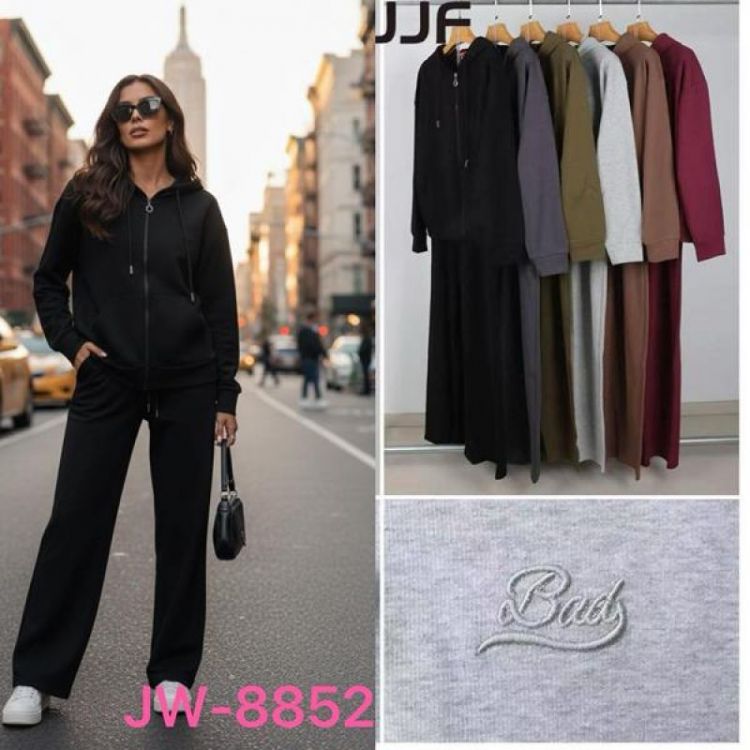Купить Костюм спорт JJF 8852 black на obuv-plus.com.ua