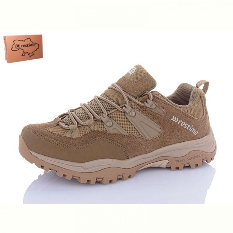 Купить Кроссовки Restime OMO24506 wolf-brown на obuv-plus.com.ua