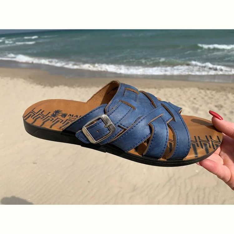 Купить Шлепанцы Malibu N21 blue на obuv-plus.com.ua