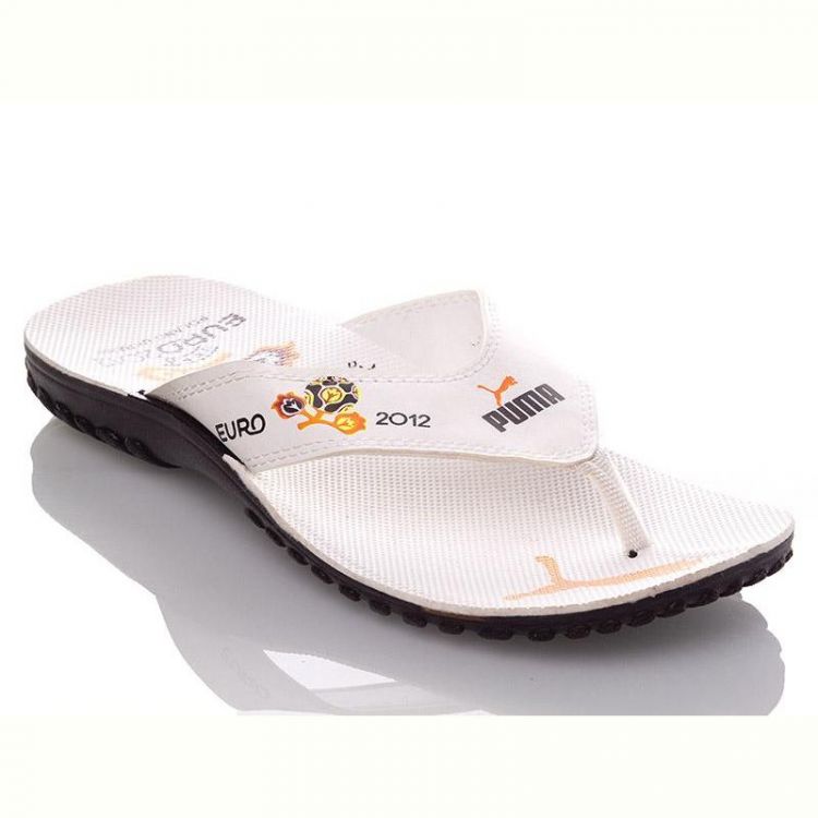 Купить Шлепанцы Demur MEN white-orange V на obuv-plus.com.ua
