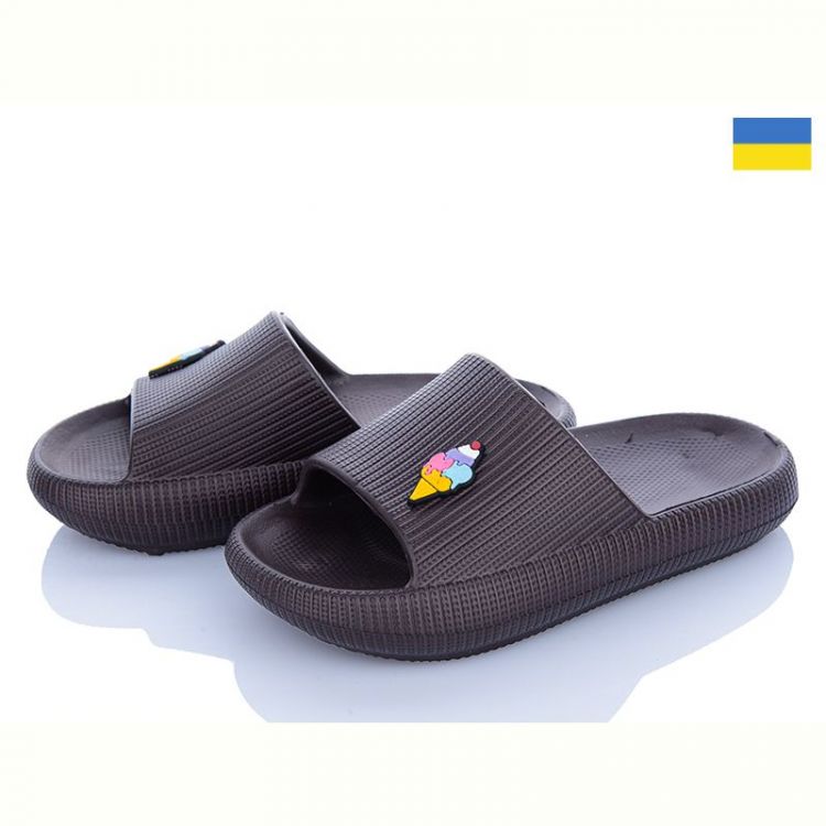 Купить Шлепанцы Cross 022 коричневий на obuv-plus.com.ua