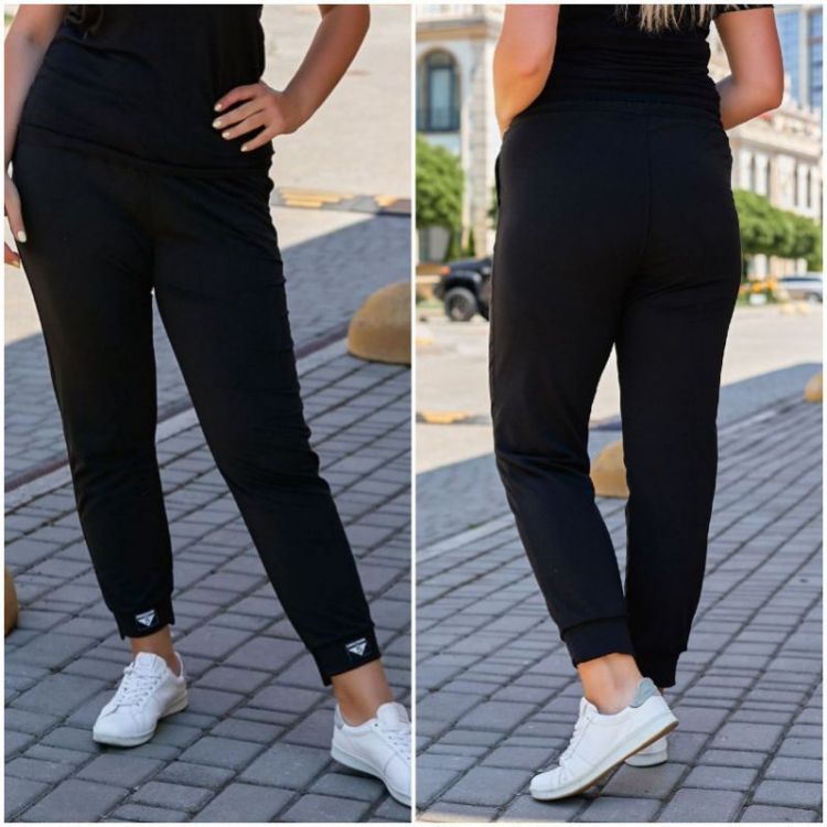 Купить Штаны спорт Sport style 1022 black на obuv-plus.com.ua
