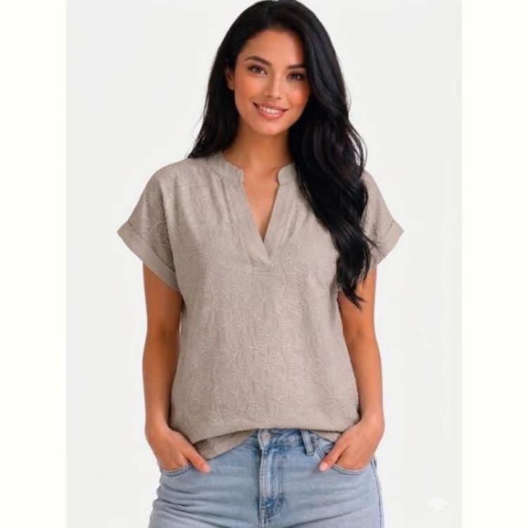 Купить Футболка LeVisha 26007 d.beige на obuv-plus.com.ua