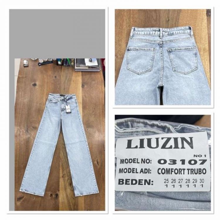 Купить Джинсы Maxim Jeans 03107-1 l.blue на obuv-plus.com.ua
