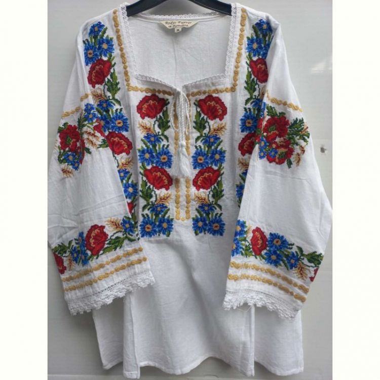 Купить Вышиванка Кузя 001 white на obuv-plus.com.ua