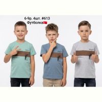 Купить Футболка AMZ 613 l.grey на obuv-plus.com.ua