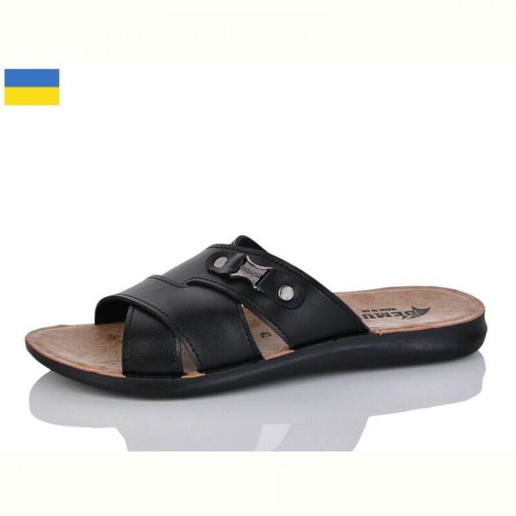 Купить Шлепанцы Demur MK26-2-2201 чорний на obuv-plus.com.ua