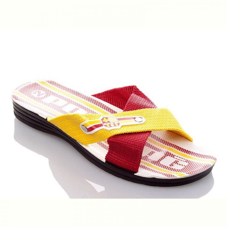Купить Шлепанцы Malibu MBars yellow-red на obuv-plus.com.ua