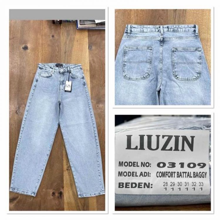 Купить Джинсы Maxim Jeans 03109 l.blue на obuv-plus.com.ua