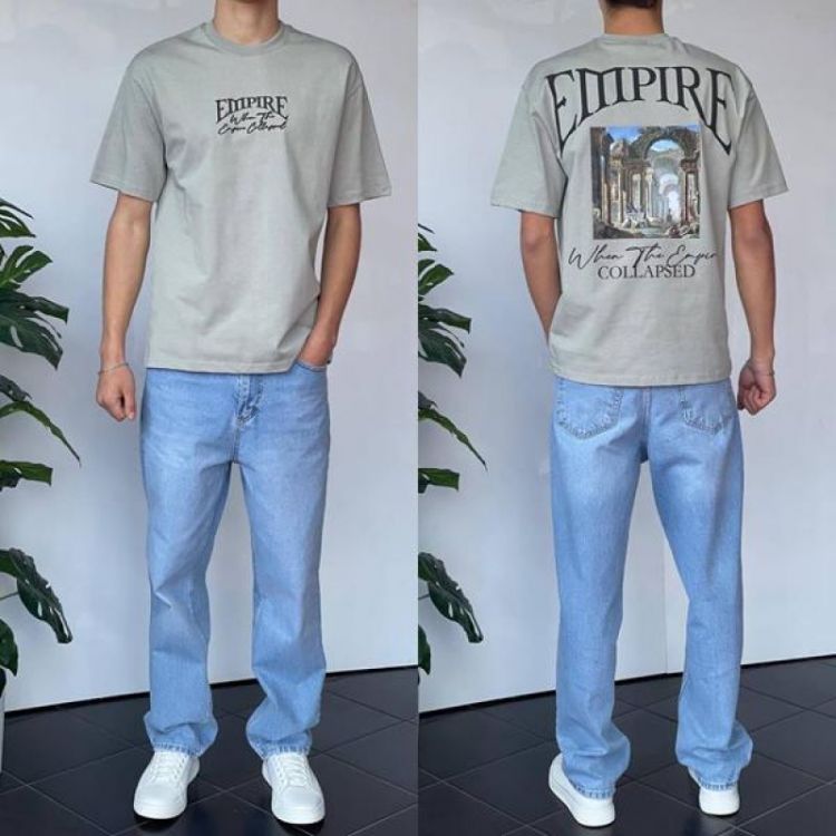 Купить Футболка i8denim 90586 grey на obuv-plus.com.ua