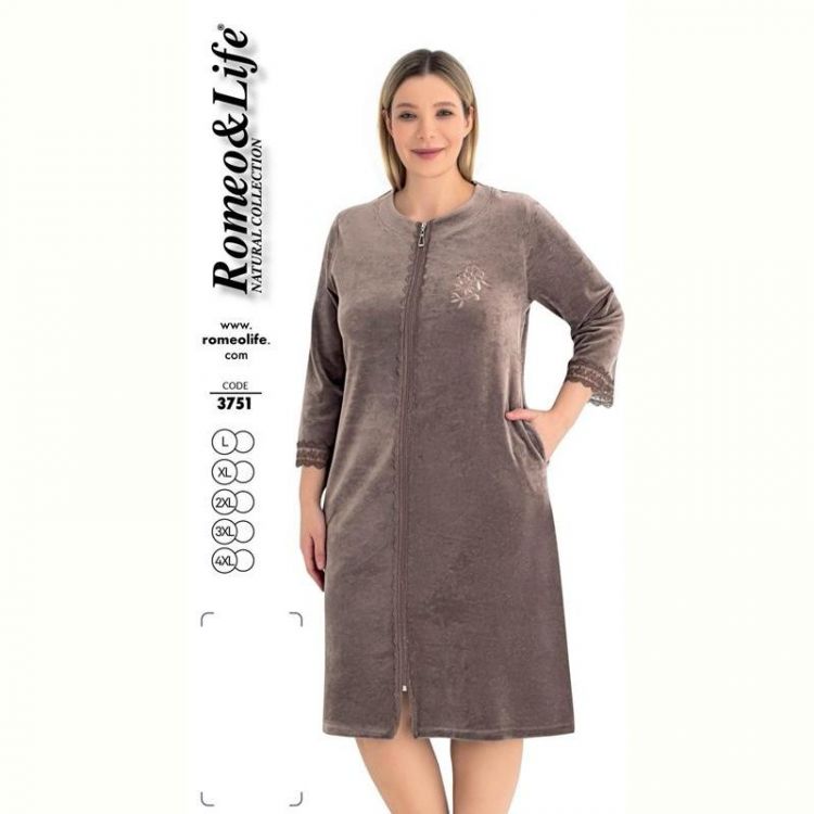 Купить Халат Cotpark 3751 grey на obuv-plus.com.ua