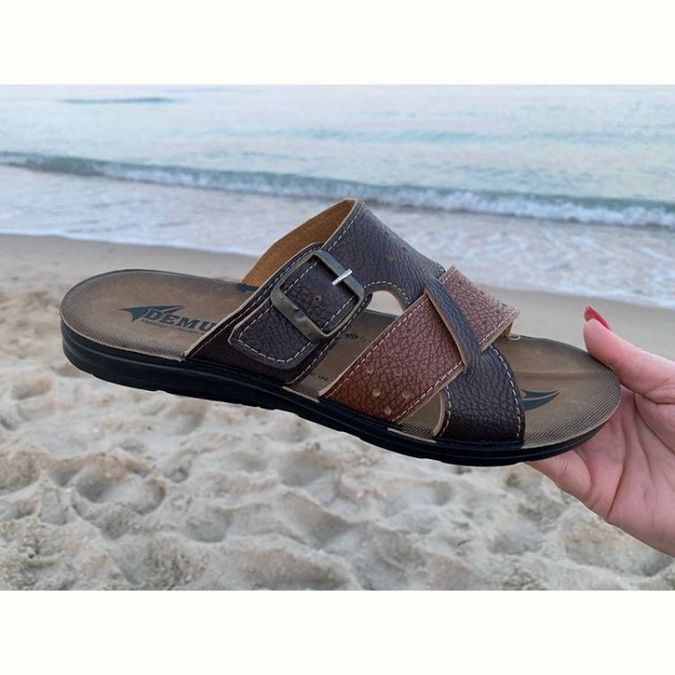 Купить Шлепанцы Malibu M6835 brown-camel на obuv-plus.com.ua