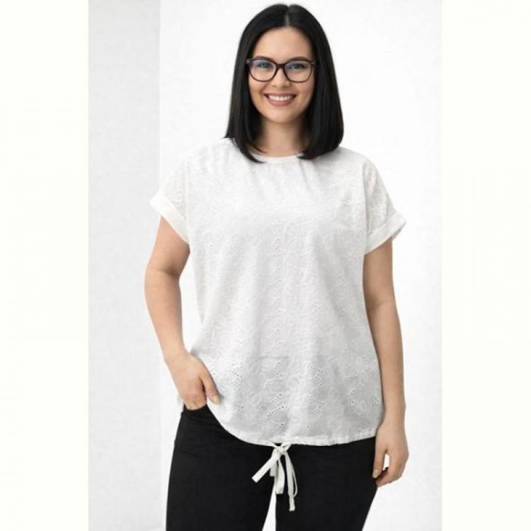 Купить Футболка Elena&Vika 25044 white на obuv-plus.com.ua