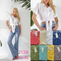 Купить Блузка JJF 113 l.blue на obuv-plus.com.ua