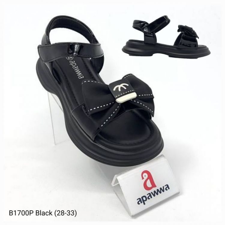 Купить Босоножки Apawwa Ap-B1700P black на obuv-plus.com.ua