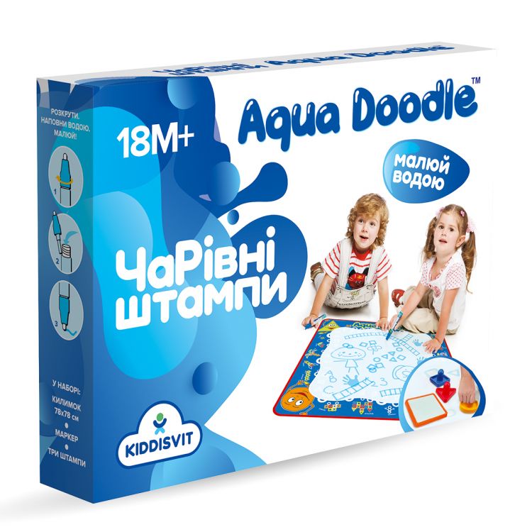 Купить AD8001N Набір для творчості  AQUA DOODLE ЧАРІВНІ  ВОДНІ ШТАМПИ на obuv-plus.com.ua