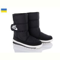 Купить Дутики Demur KWZ211-8N чорний-білий -2025 на obuv-plus.com.ua