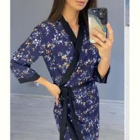 Купить Халат Gull G387 navy на obuv-plus.com.ua