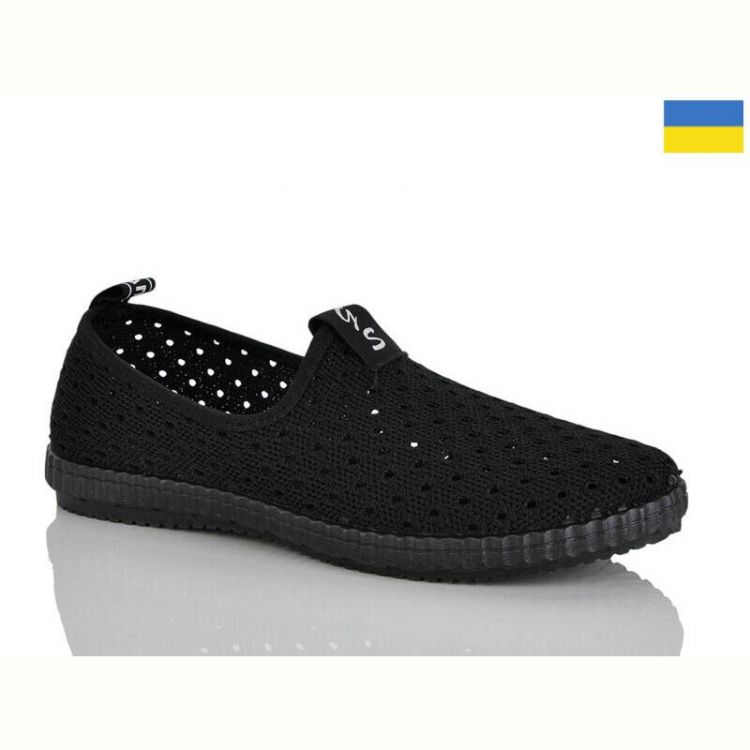 Купить Слипоны Demur 6526 чорний на obuv-plus.com.ua