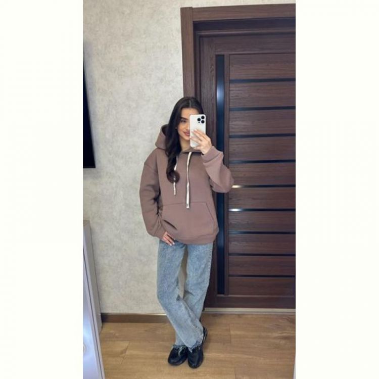 Купить Худи Valentina 1 brown на obuv-plus.com.ua