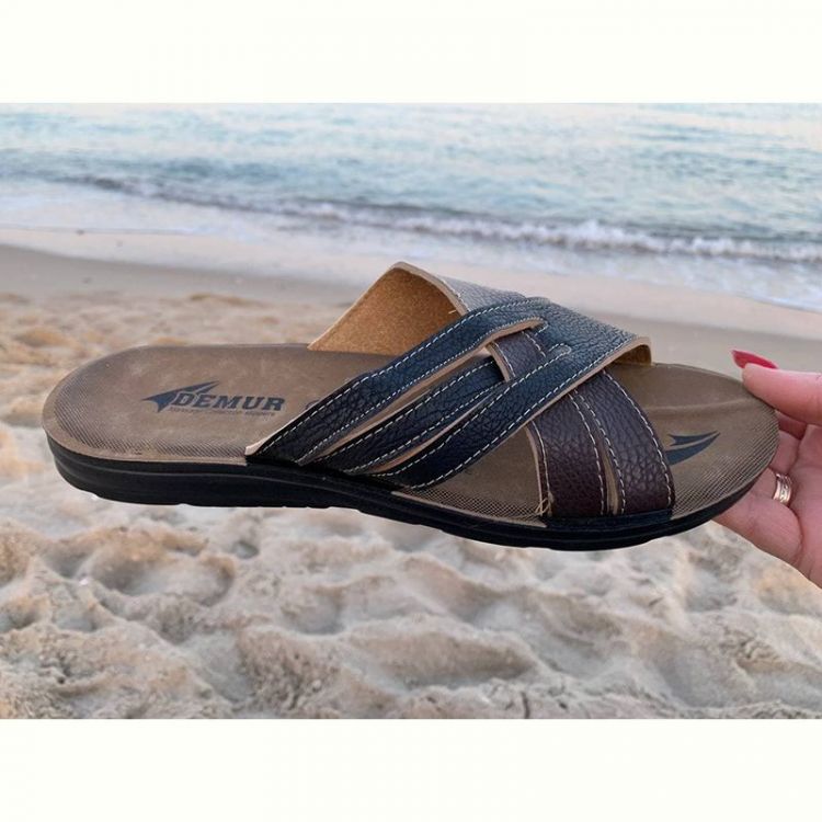 Купить Шлепанцы Malibu MKN6836 black-brown на obuv-plus.com.ua