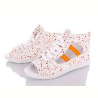 Купить Кеды Desun CF017 white-orange на obuv-plus.com.ua