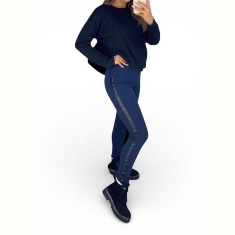 Купить Лосины Sport style 546 blue на obuv-plus.com.ua
