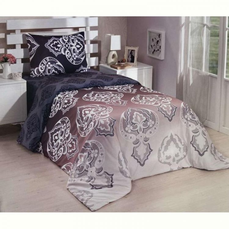 Купить Постельное белье Tac Le Vele Mays TL07 grey-beige на obuv-plus.com.ua