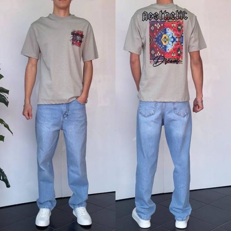 Купить Футболка i8denim 90555 grey на obuv-plus.com.ua
