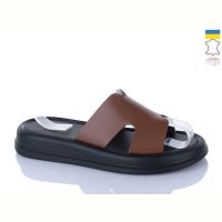 Купить Шлепанцы Sali 505-25 карамель чор-п. на obuv-plus.com.ua