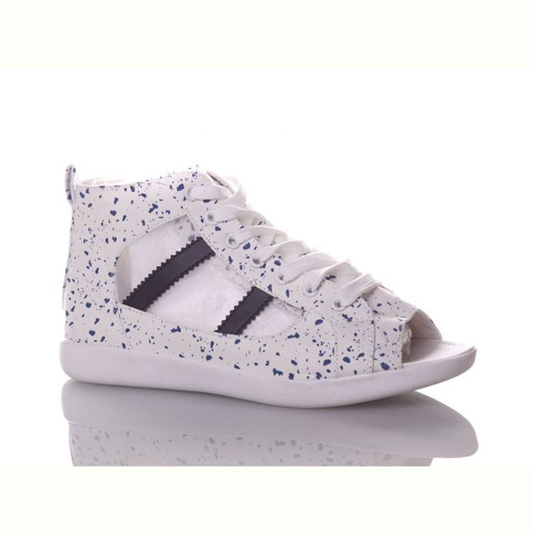 Купить Кеды Viktoria CF017 white-blue на obuv-plus.com.ua