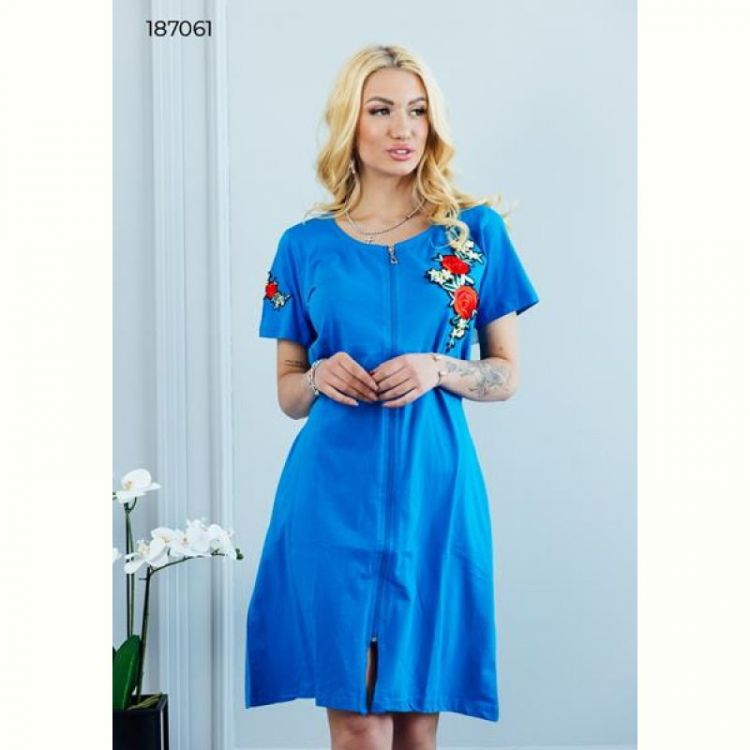 Купить Халат Vehuiah 187061 l.blue на obuv-plus.com.ua