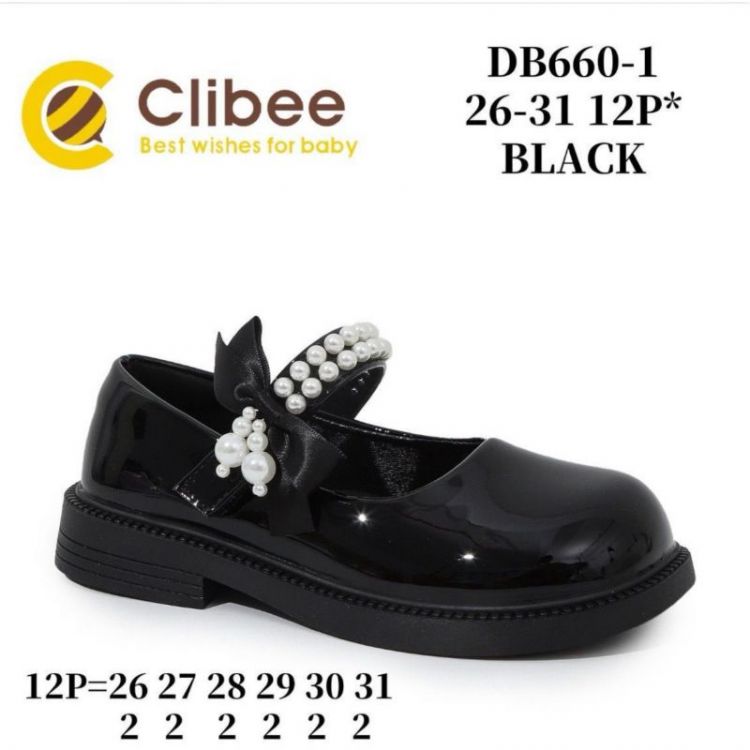 Купить Туфли Clibee ALMA-DB660-1 black на obuv-plus.com.ua