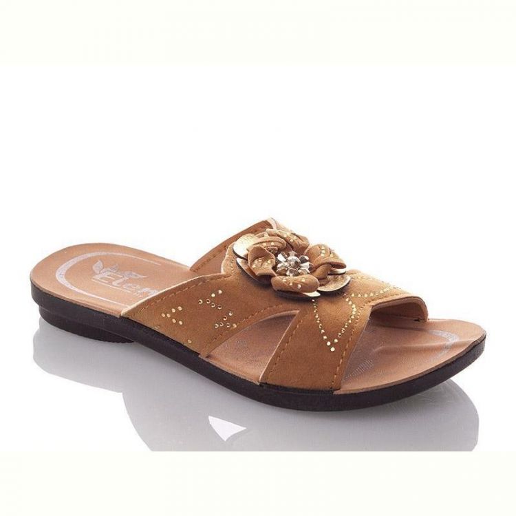 Купить Шлепанцы Malibu GElena-N2B-brown на obuv-plus.com.ua