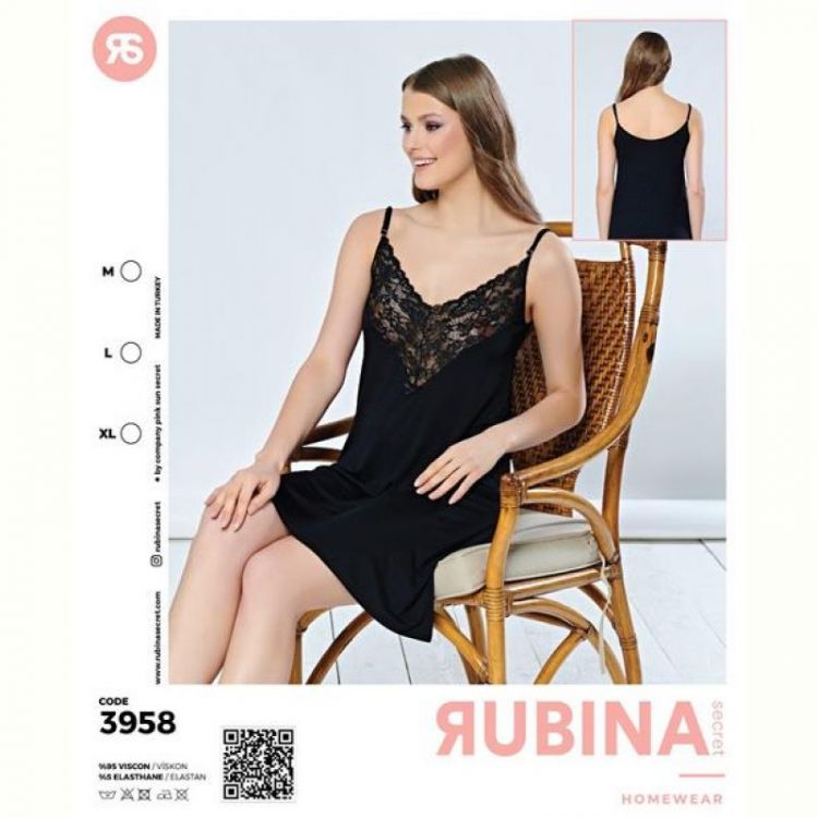 Купить Ночнушка Annet OX3958 black на obuv-plus.com.ua