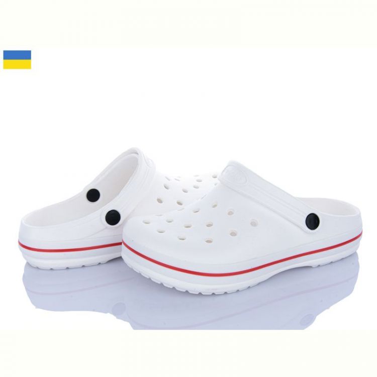 Купить Кроксы Progress 324 білий на obuv-plus.com.ua