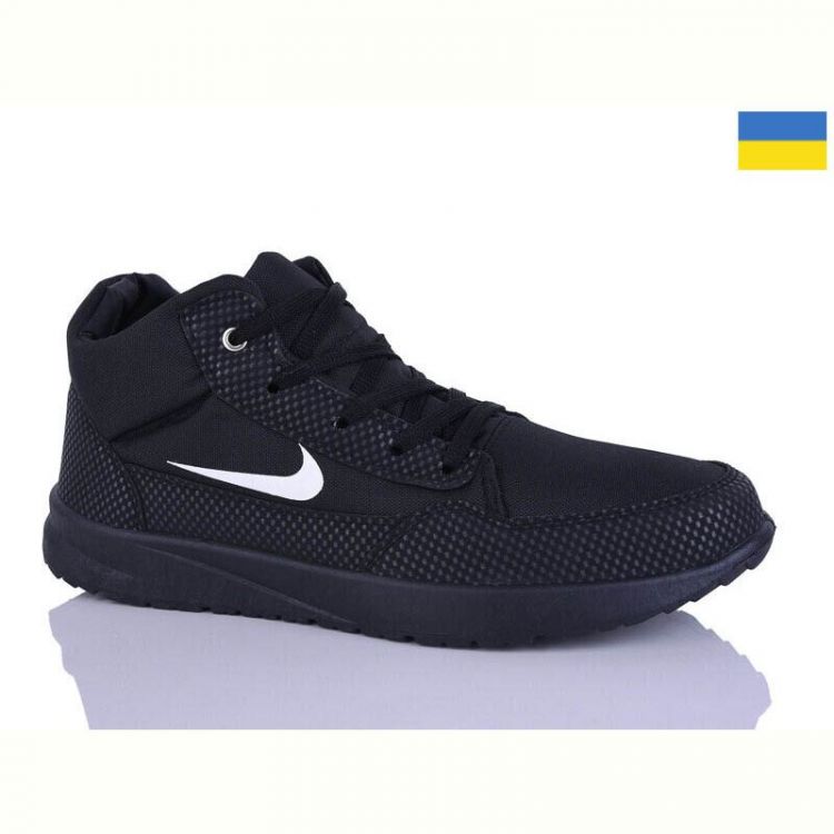 Купить Кроссовки Demur 1201 чорний фліс на obuv-plus.com.ua