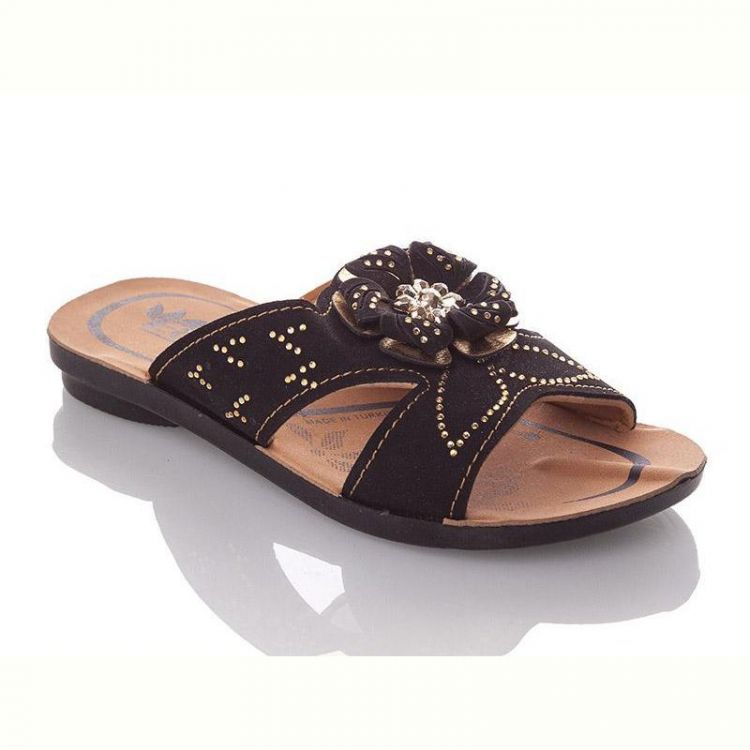 Купить Шлепанцы Malibu GElena-N2B-black на obuv-plus.com.ua