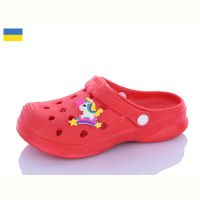 Купить Кроксы Verta ML81 червоний джибітси асорті на obuv-plus.com.ua