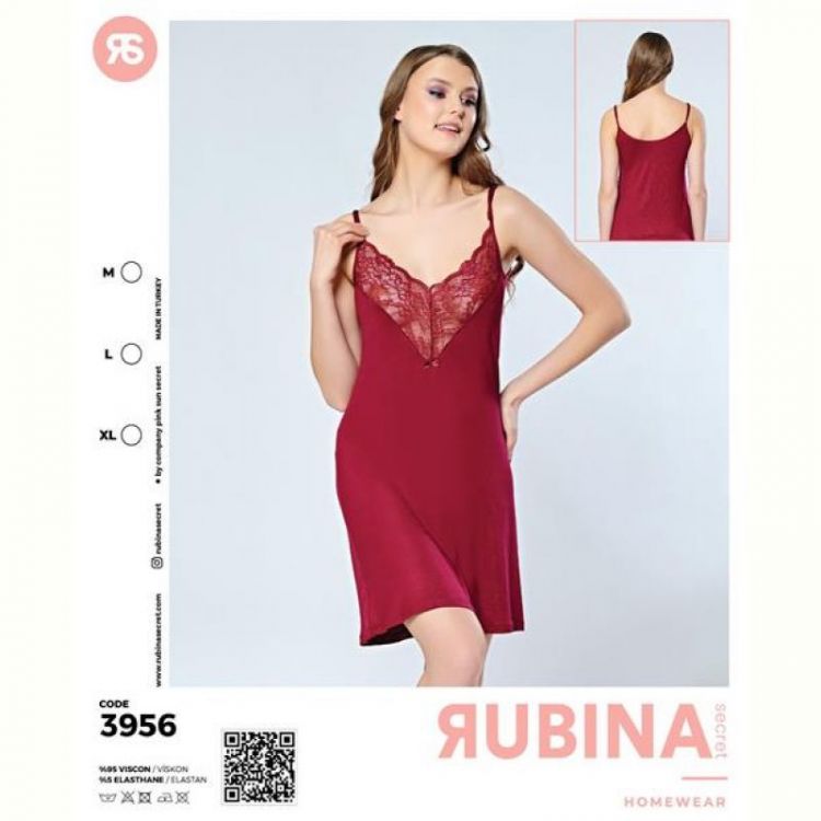 Купить Ночнушка Annet OX3956 wine на obuv-plus.com.ua