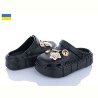 Купить Кроксы Golden Lion 152-2-8 чорний на obuv-plus.com.ua