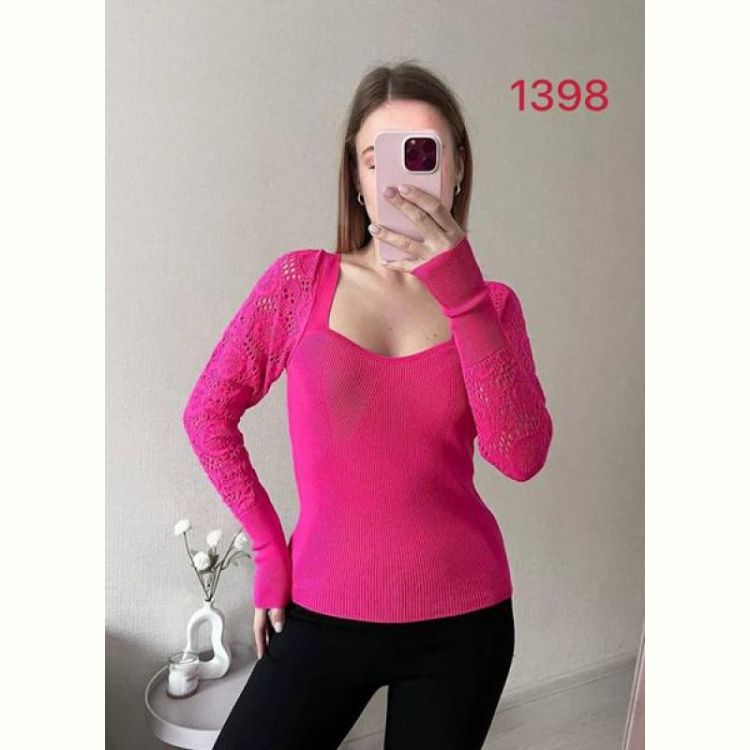 Купить Свитер FSN 1398 pink на obuv-plus.com.ua