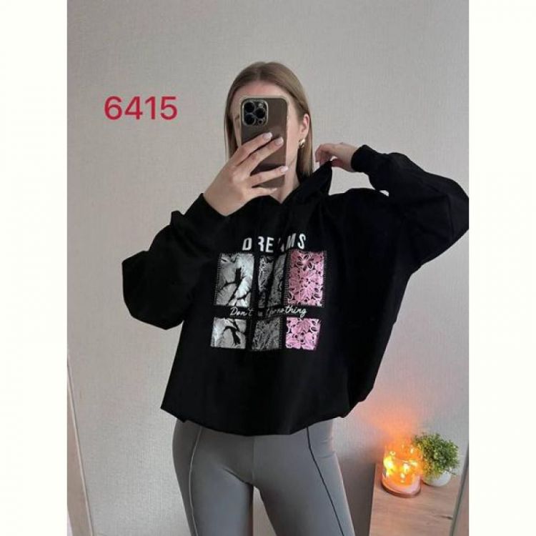 Купить Свитер FSN 6415 black на obuv-plus.com.ua