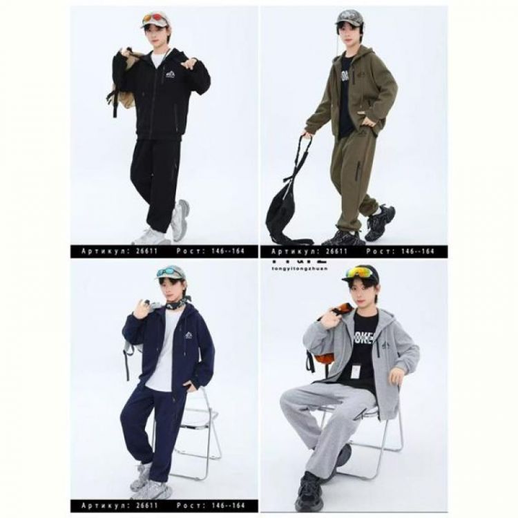 Купить Костюм спорт Delfinka 26611 grey на obuv-plus.com.ua