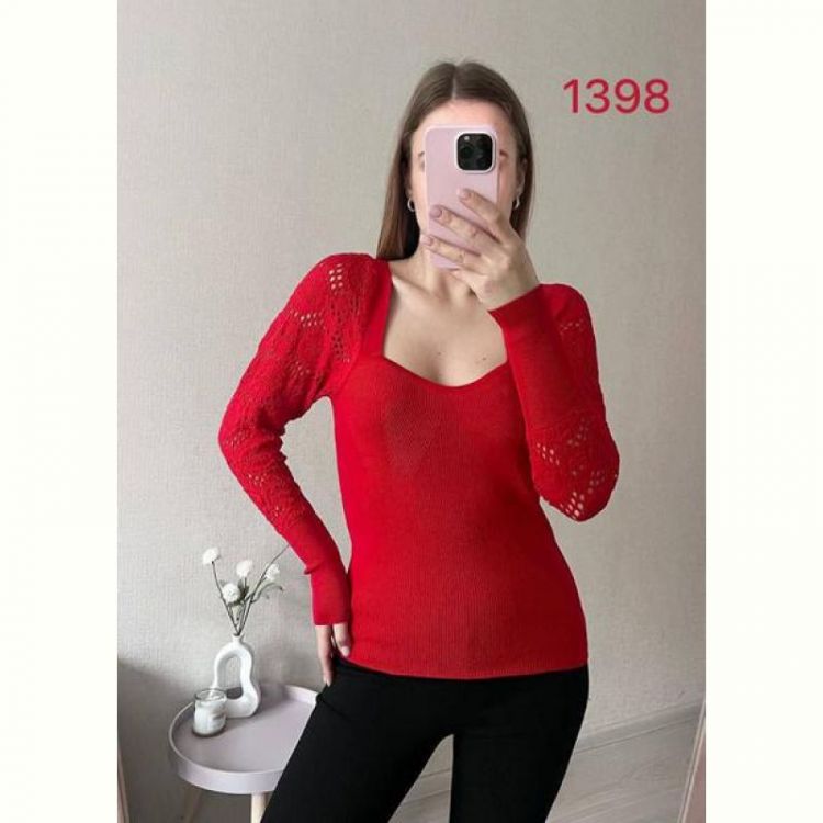 Купить Свитер FSN 1398 red на obuv-plus.com.ua