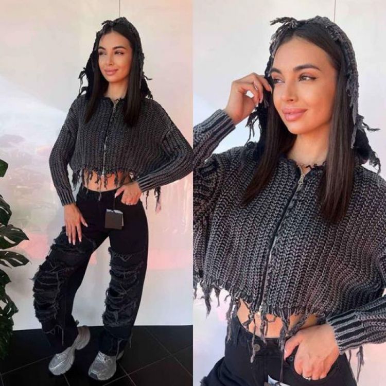 Купить Кофта i8denim Women TB88 grey на obuv-plus.com.ua