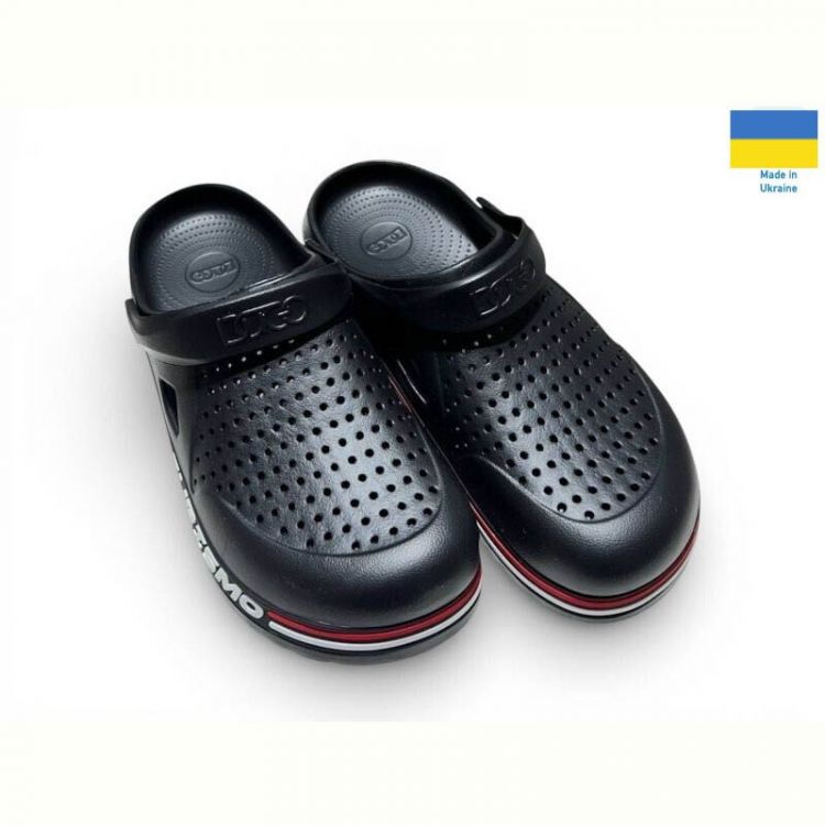 Купить Кроксы Dago 521 чорний на obuv-plus.com.ua